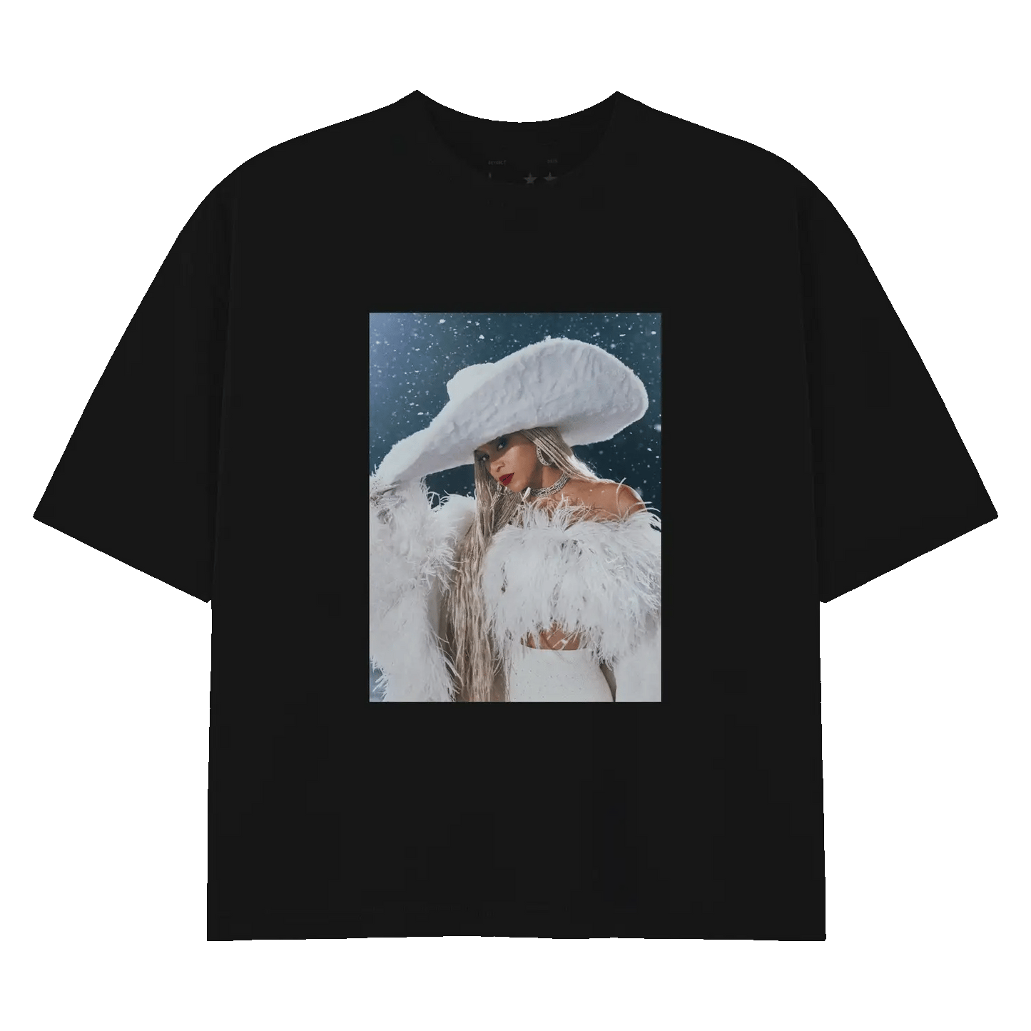 Icy Black Tee Beyoncé Official Limited Edition Merch