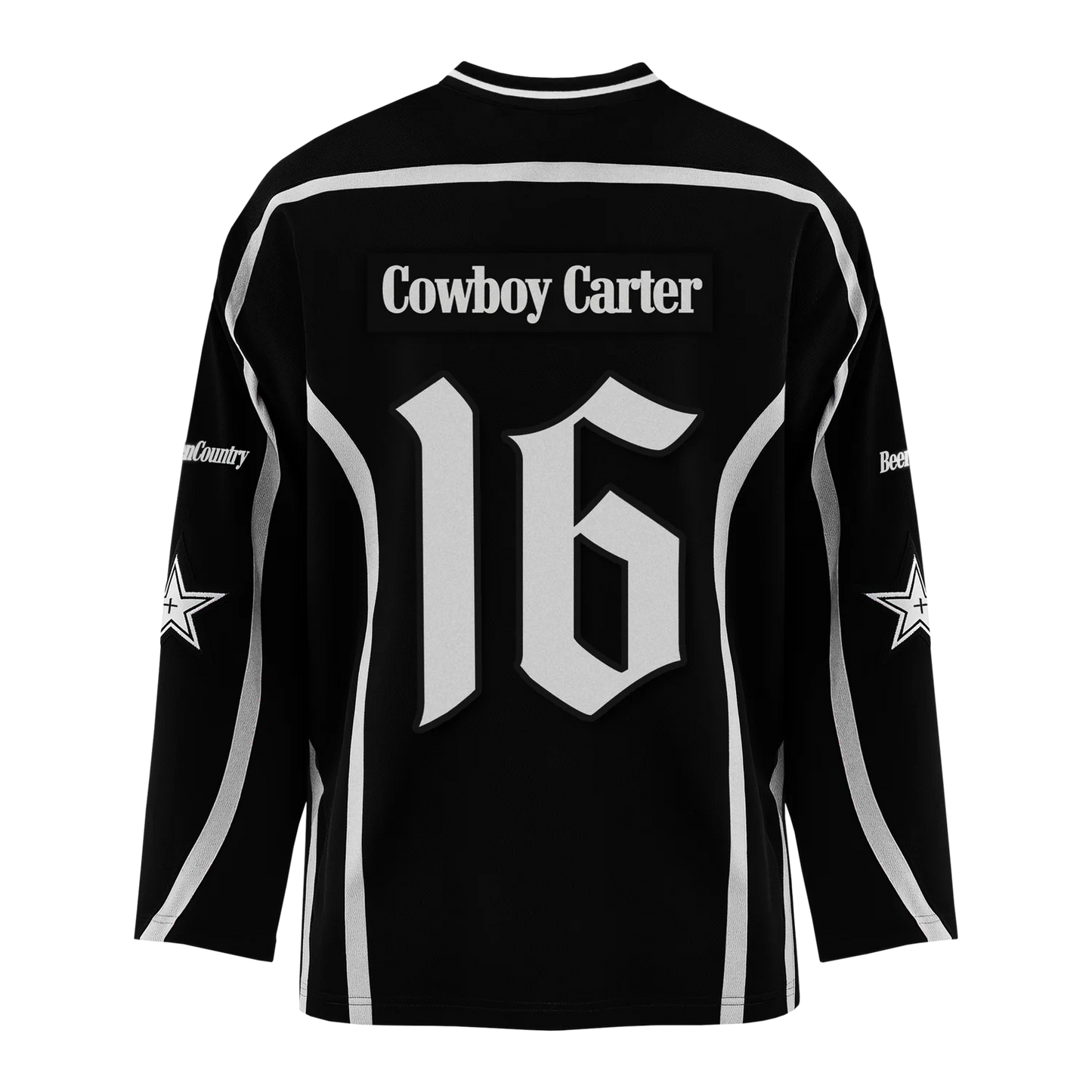 Cowboy Carter Hockey Jersey Black Beyoncé Official Limited Edition Merch