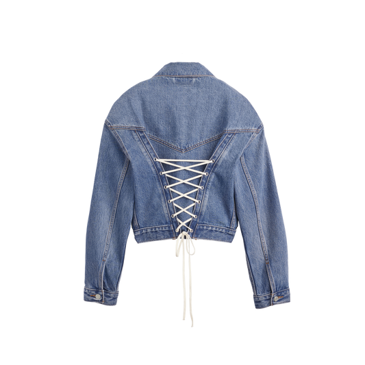 BEYONCÉ X LEVI’S® ‘90S SHRUNKEN TRUCKER LACED UP