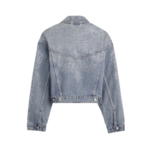 BEYONCÉ X LEVI’S® ‘90S SHRUNKEN TRUCKER WESTERN CRYSTAL