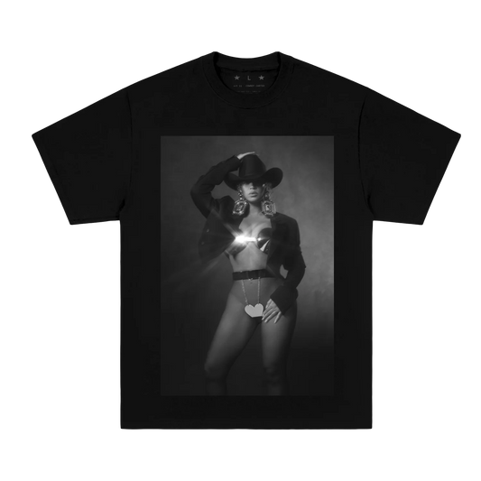 Cowboy Carter Black Tee Beyoncé Official Limited Edition Merch