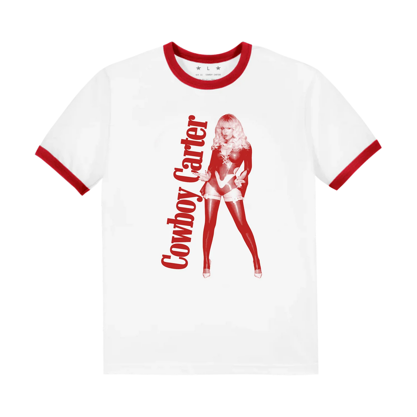 Cowboy Carter Red Tee Beyoncé Official Limited Edition Merch