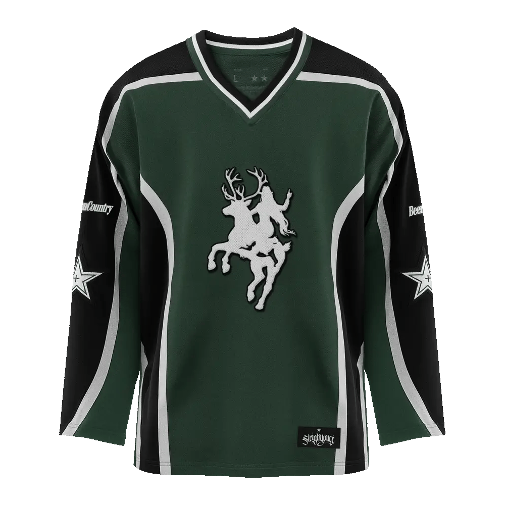 Cowboy Carter Hockey Jersey Green Beyoncé Official Limited Edition Merch
