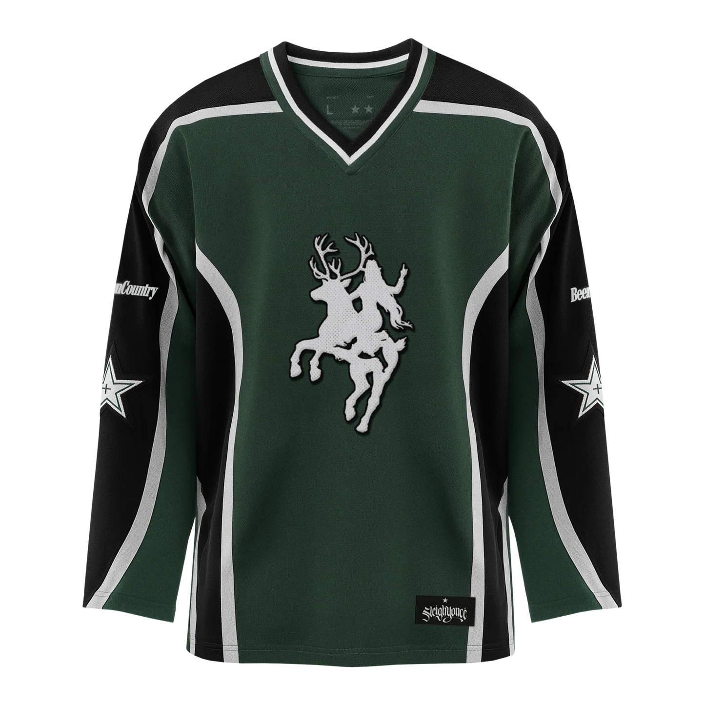 Cowboy Carter Hockey Jersey Green Beyoncé Official Limited Edition Merch