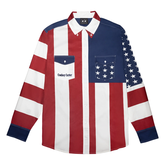 Cowboy Carter Woven Shirt Beyoncé Official Limited Edition Merch